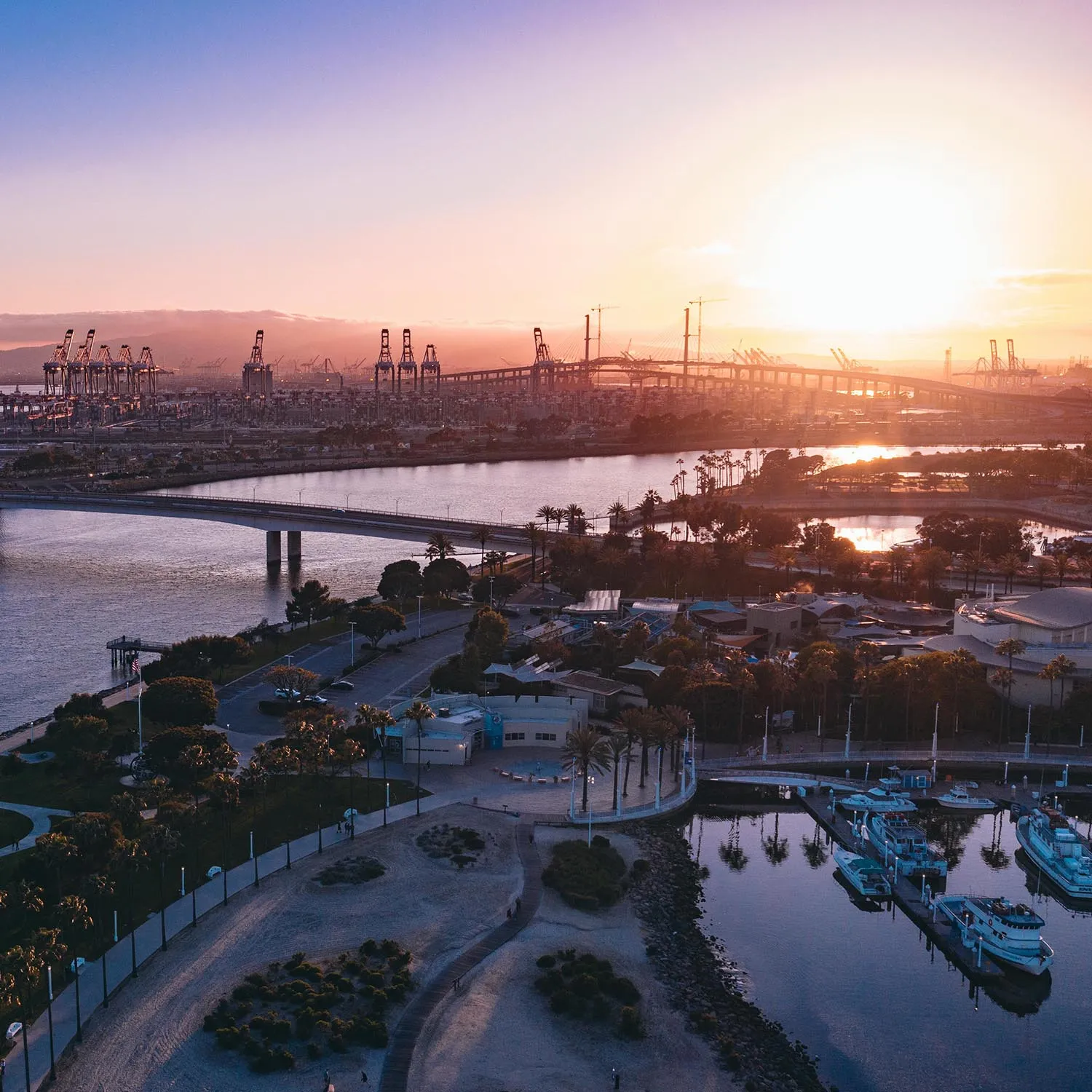 Long Beach, California coastline